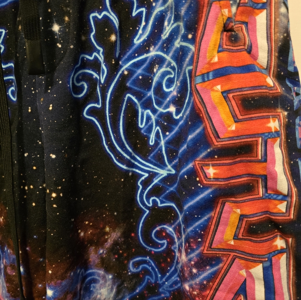 Versace Jeans Collection Black and Blue Cosmic Shorts - Picture 2 of 6
